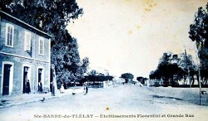 Sainte-Barbe-du-Tlelat - Grande Rue et Ets Florentini